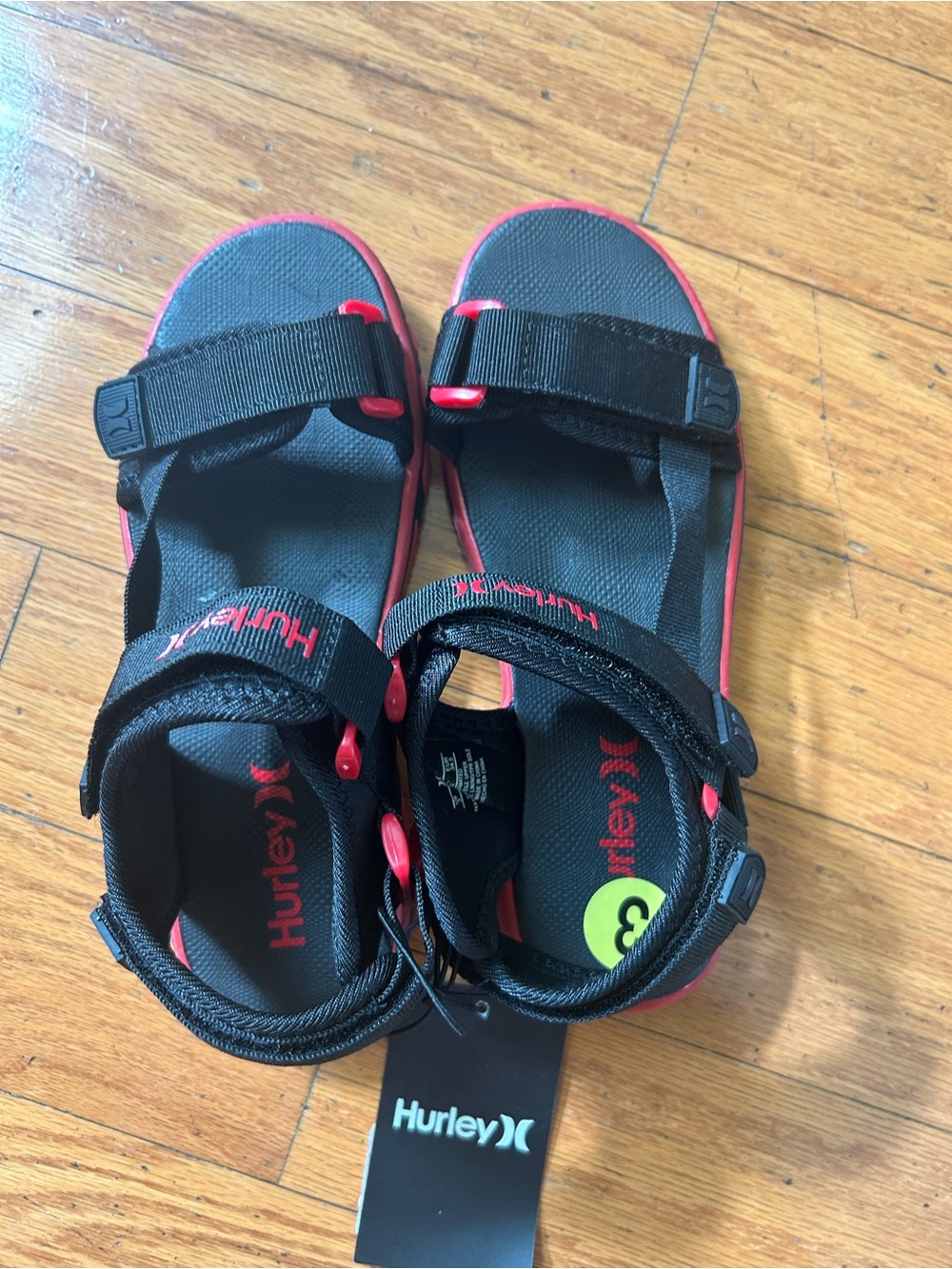 Hurley Kids' Adjustable Sport Sandals size 3